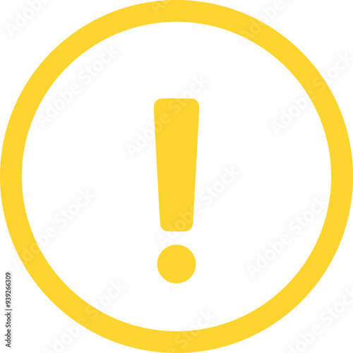 Warning icon design. exclamation icon. Attention Illustration icon. Warning Symbol. Caution symbol sign design