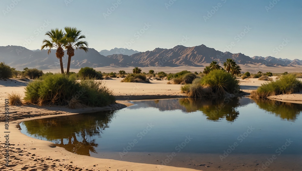 Fototapeta premium the lake in the mountains
