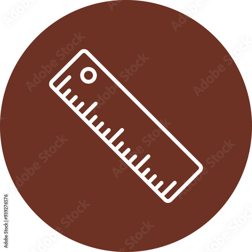 Ruler Vector Icon Design