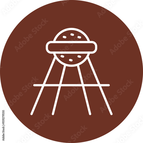 Sputnik Vector Icon Design