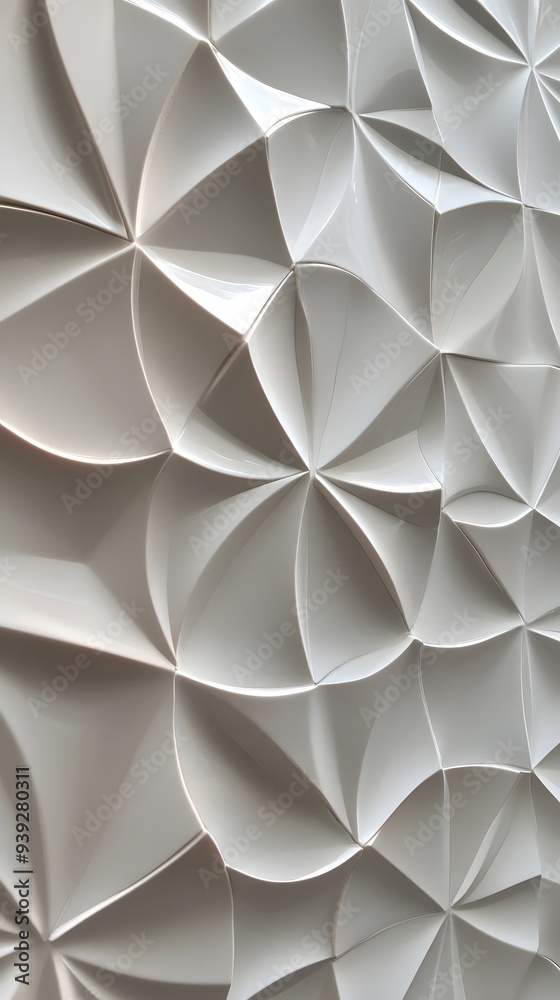 96. Elegant 3D wall art featuring a combination of geometric patterns and a smooth ceramic circle surface 96. Elegant 3D wall art featuring a combination of geometric patterns and a smooth ceramic circle surface