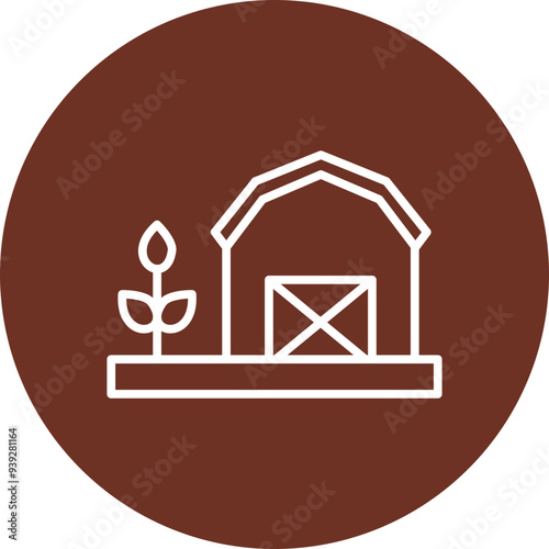 Farm Vector Icon Design