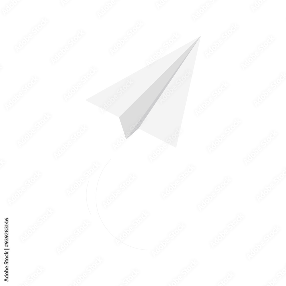 Flat Paper AirPlane 
