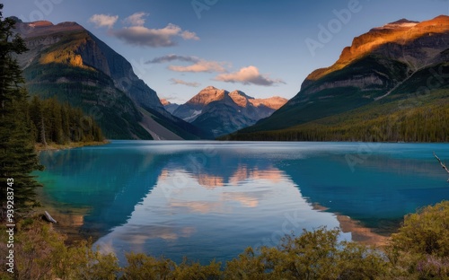 lake in the mountains