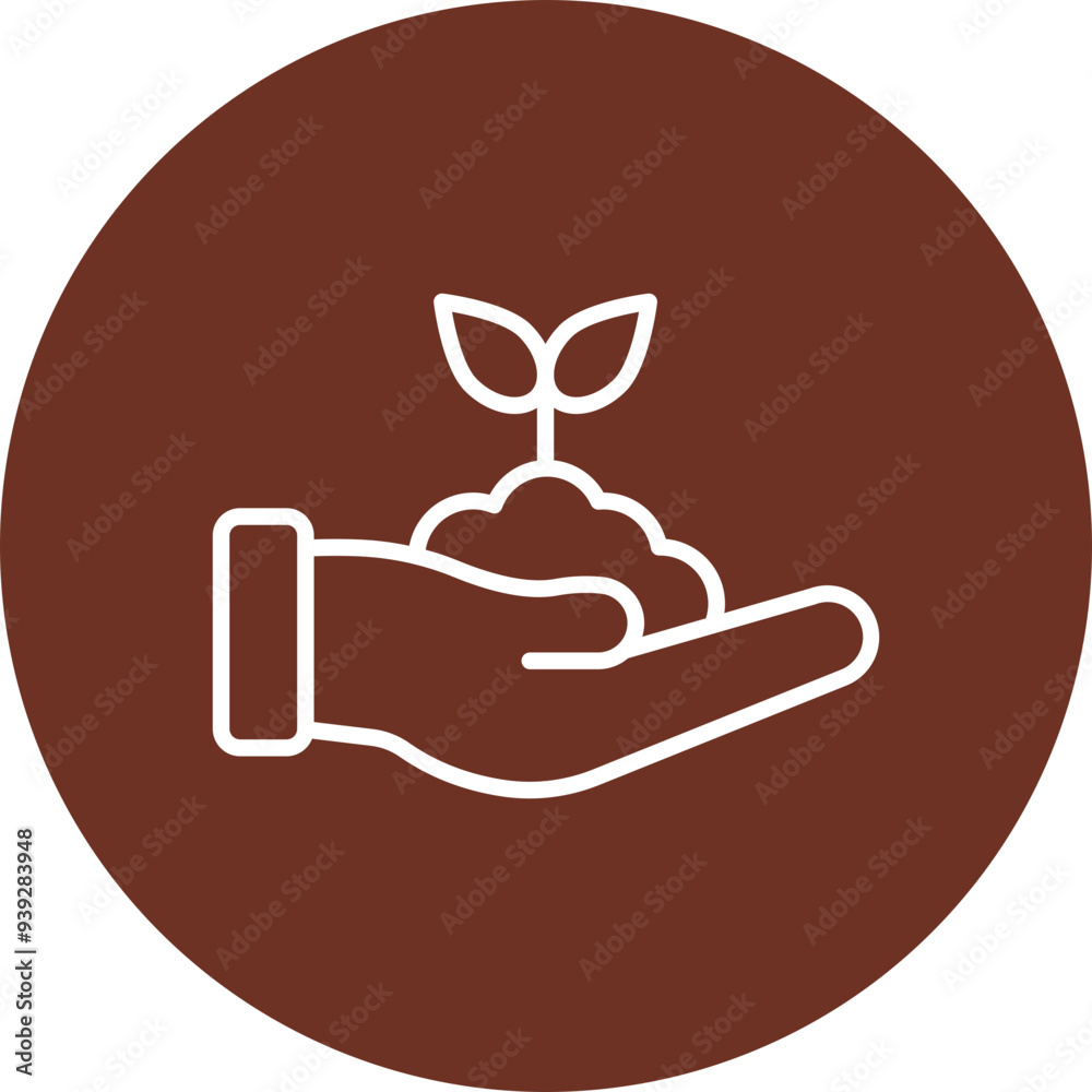 Planting Vector Icon Design Planting Vector Icon Design