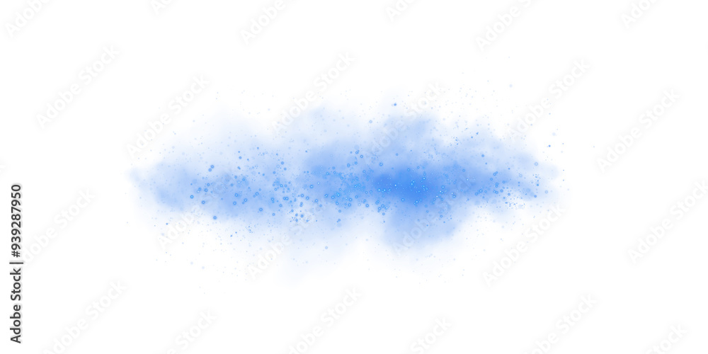 Fantastic blue smoke background. Magic blue smoke with glitter and small particles of twinkling stars. Fog with luminous particles. blue vapor with stardust. Morning fog over land or water surface, ma Fantastic blue smoke background. Magic blue smoke with glitter and small particles of twinkling stars. Fog with luminous particles. blue vapor with stardust. Morning fog over land or water surface, ma