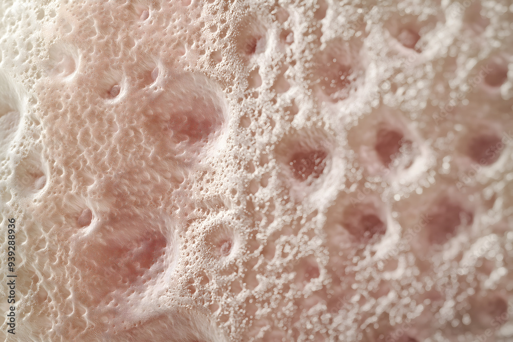Fototapeta premium Microscopic Close-Up Macro Detail of the Monkeypox Virus: High-Resolution Scientific Imaging