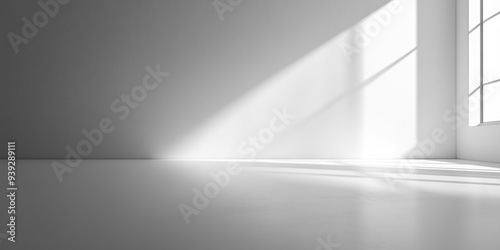 Wallpaper Mural Sunlight streaming through a window into a white room Torontodigital.ca