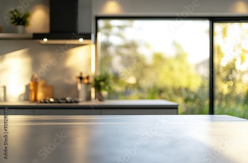 Kitchen Countertop with View photo