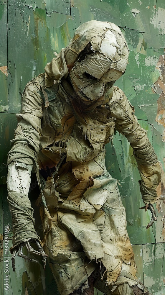 Disturbing Fabric Sculpture: A Surreal and Eerie Artwork Disturbing Fabric Sculpture: A Surreal and Eerie Artwork