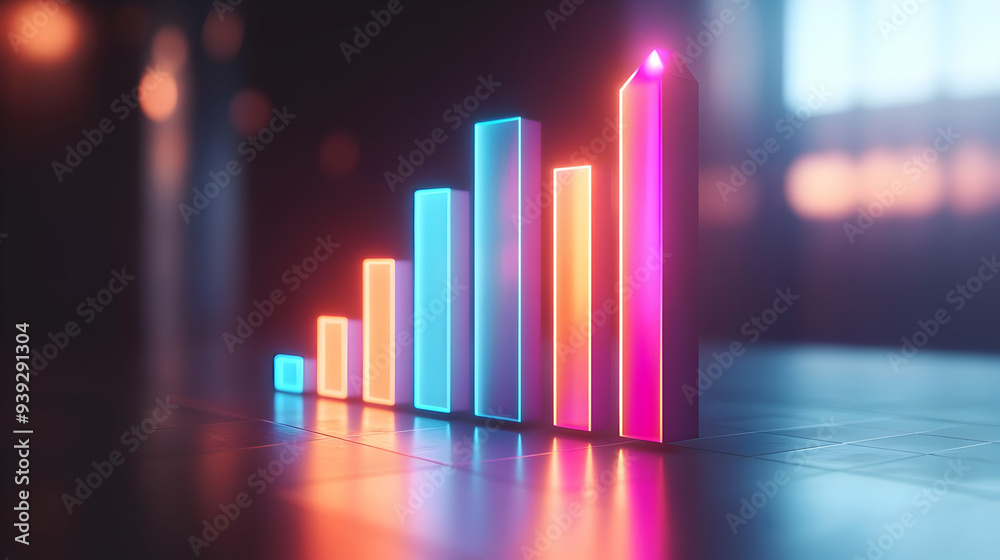 3d Flat icon as Glossy Glowing Holographic Laptop and Calendar concept as A photo featuring a glossy glowing holographic laptop and a calendar. The objects are positioned towards the right highlightin