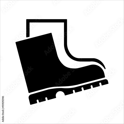 Rain boots icon vector illustration design.