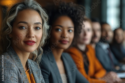 A diverse group of professionals in a conference room, engaged in a collaborative discussion, showcasing teamwork and mutual respect among individuals of various backgrounds.