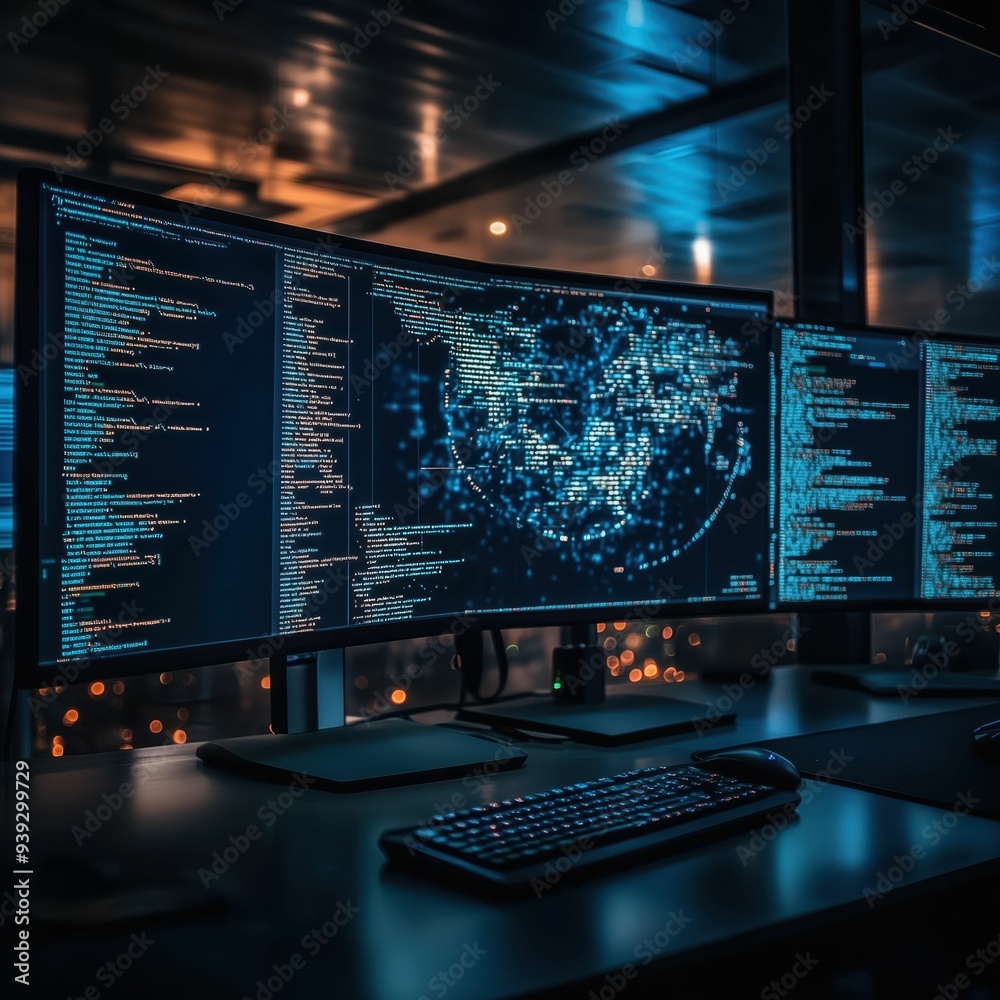 Futuristic Programming Workstation Futuristic Programming Workstation