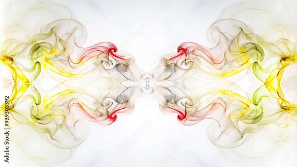 Fototapeta premium Abstract Colorful Smoke Swirls and Patterns
