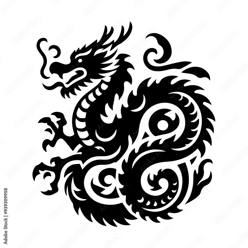 dragon flat design dragon flat design