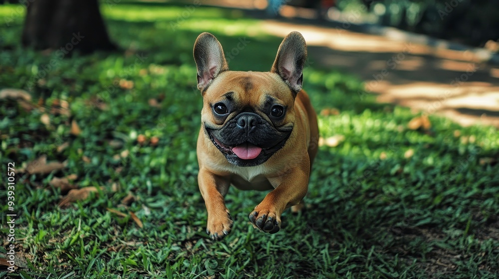 dog on the grass dog on the grass