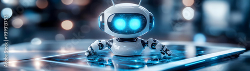 Wallpaper Mural Photo Realistic as Mobile Phone with Holographic IoT Icon and Sensor Icon concept as A photo featuring a mobile phone with a glossy glowing holographic IoT icon and sensor icon. The objects are positi Torontodigital.ca