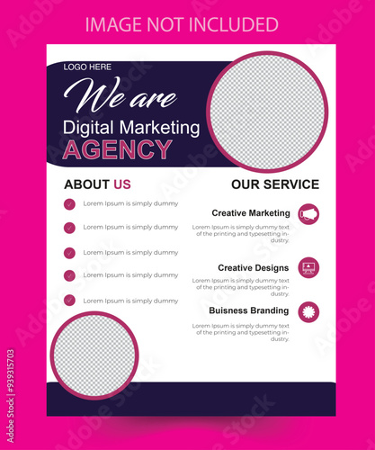 Unique Mordern Business Flyer design