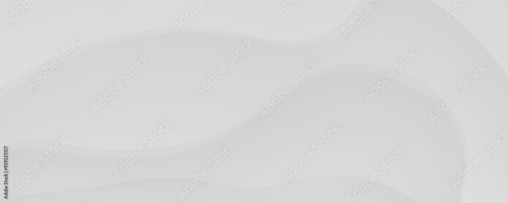 Obraz premium A minimalist abstract background featuring soft, flowing white waves