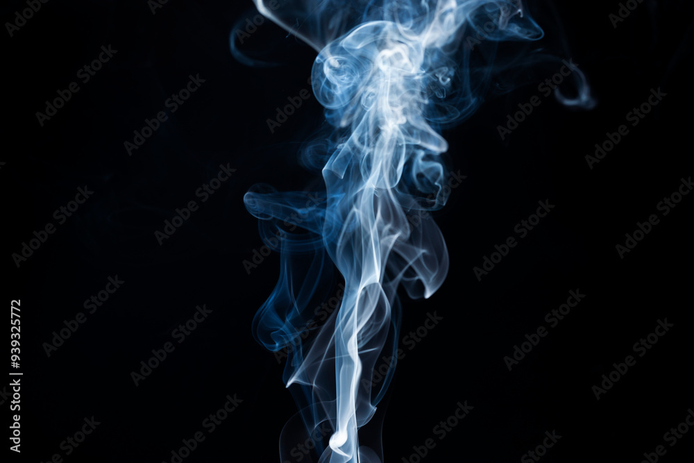 Smoke from flames or fog clouds graphic design art isolated on dark black background. Smoke from flames or fog clouds graphic design art isolated on dark black background.