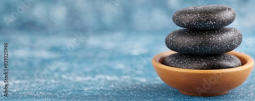 A spa experience that combines hot stone massage with a detoxifying body wrap photo