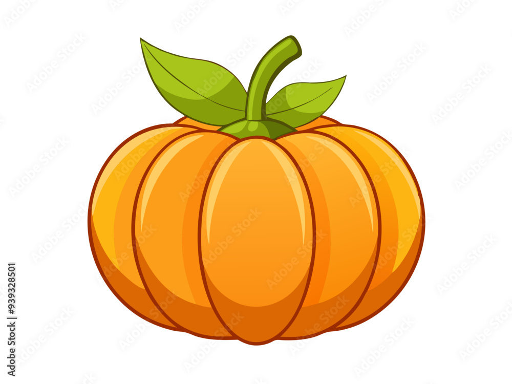 pumpkin vector, illustration of pumpkin isolated on white background pumpkin vector, illustration of pumpkin isolated on white background