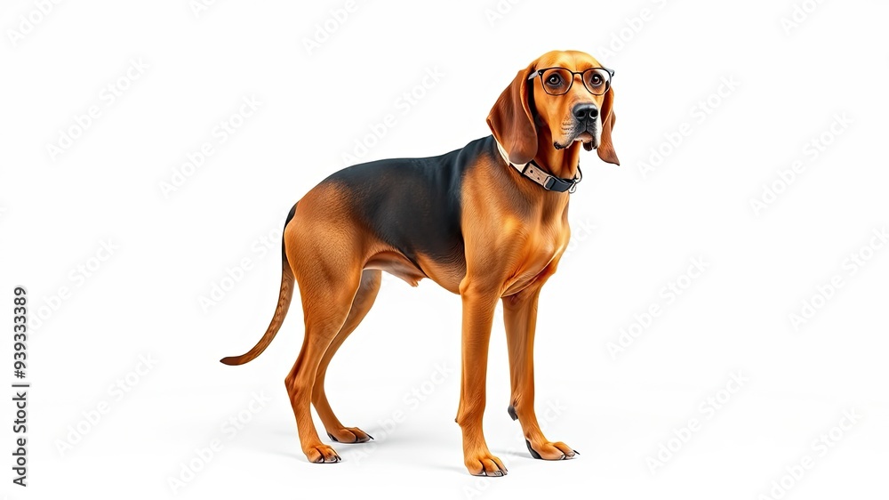 Dachshund dog isolated on a white background, Dog images, Brown dog images, A brown dog with glasses on his eyes and a scarf tied around his neck, a Brown dog on a white isolated Dachshund dog isolated on a white background, Dog images, Brown dog images, A brown dog with glasses on his eyes and a scarf tied around his neck, a Brown dog on a white isolated
