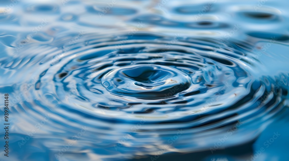 Water Ripples: Water ripples in a pool with no visible object, suggesting an invisible floating pool toy.
Water Ripples: Water ripples in a pool with no visible object, suggesting an invisible floating pool toy.