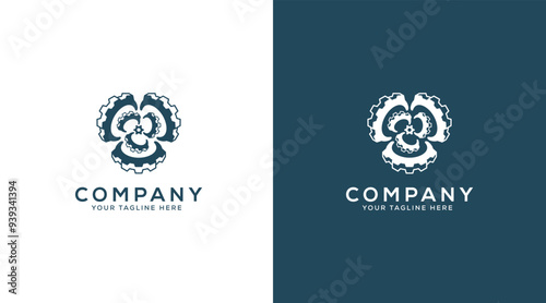 Drilling bit vector logo. Drill logo icon. Boring machine logo design