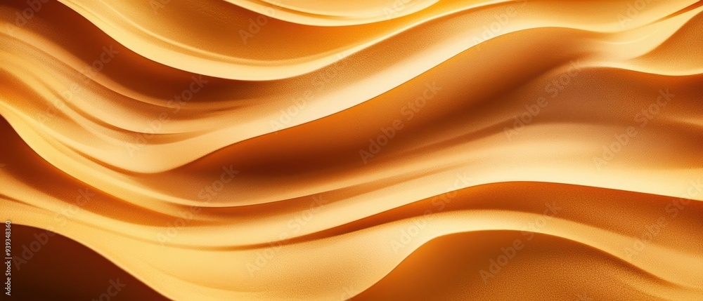 Abstract golden fabric waves background Abstract golden fabric waves background