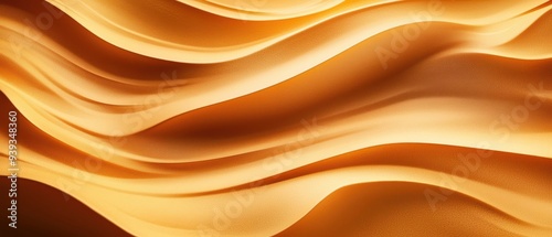 Wallpaper Mural Abstract golden fabric waves background Torontodigital.ca