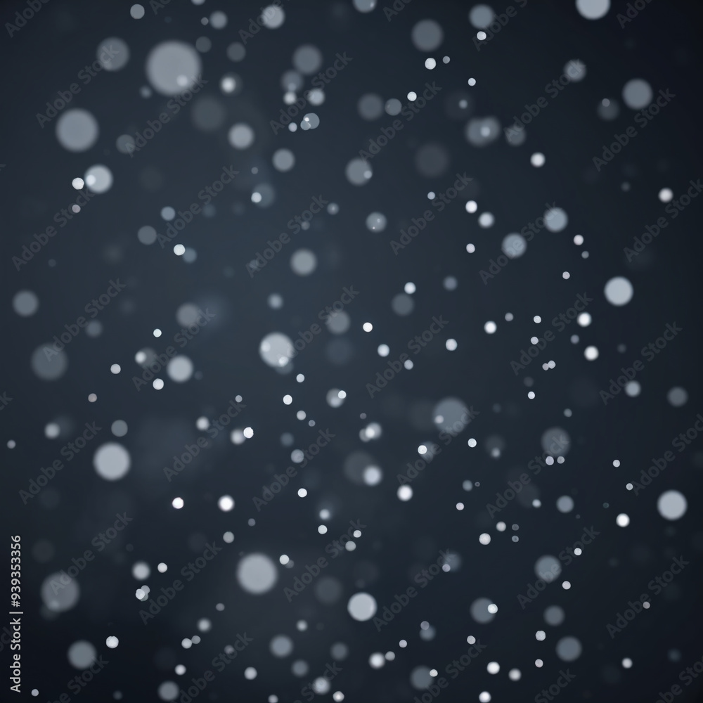 Snow falling gently against a dark backdrop creating a serene and peaceful winter scene Snow falling gently against a dark backdrop creating a serene and peaceful winter scene