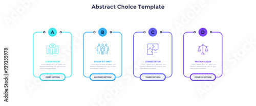 Modern Infographic Vector Template