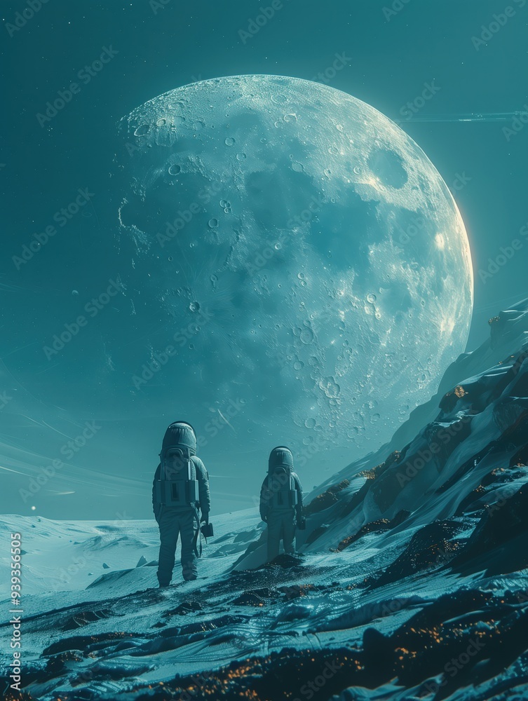 Lunar Exploration: Cosmic Adventures Beyond Earth. Ai-Generative Lunar Exploration: Cosmic Adventures Beyond Earth. Ai-Generative