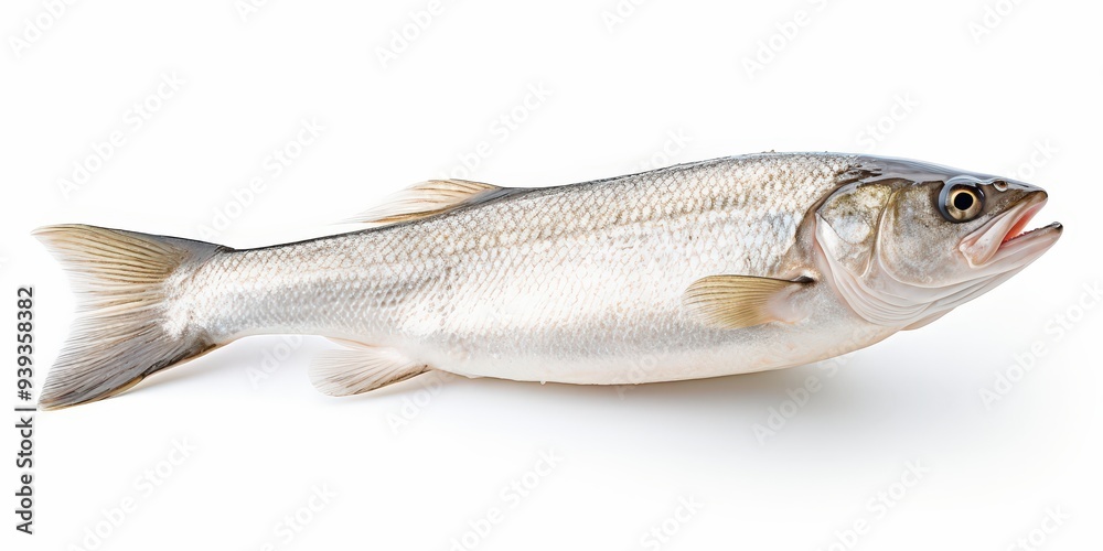 Freshwater Fish Isolated on White Background Freshwater Fish Isolated on White Background