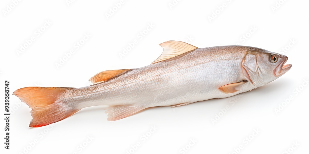 Freshwater Fish Isolated on White Background Freshwater Fish Isolated on White Background