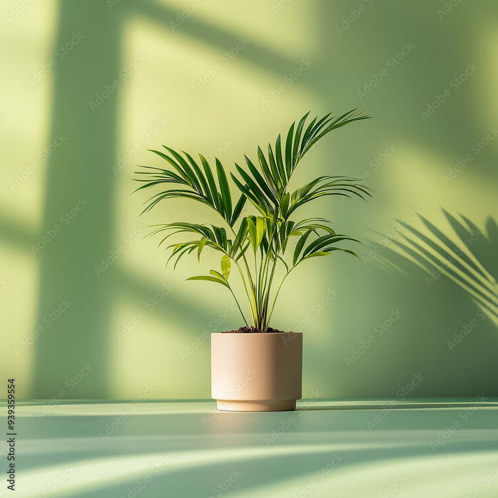 Fiddle Leaf Fig Plant in Ceramic Pot with Warm Lighting Fiddle Leaf Fig Plant in Ceramic Pot with Warm Lighting