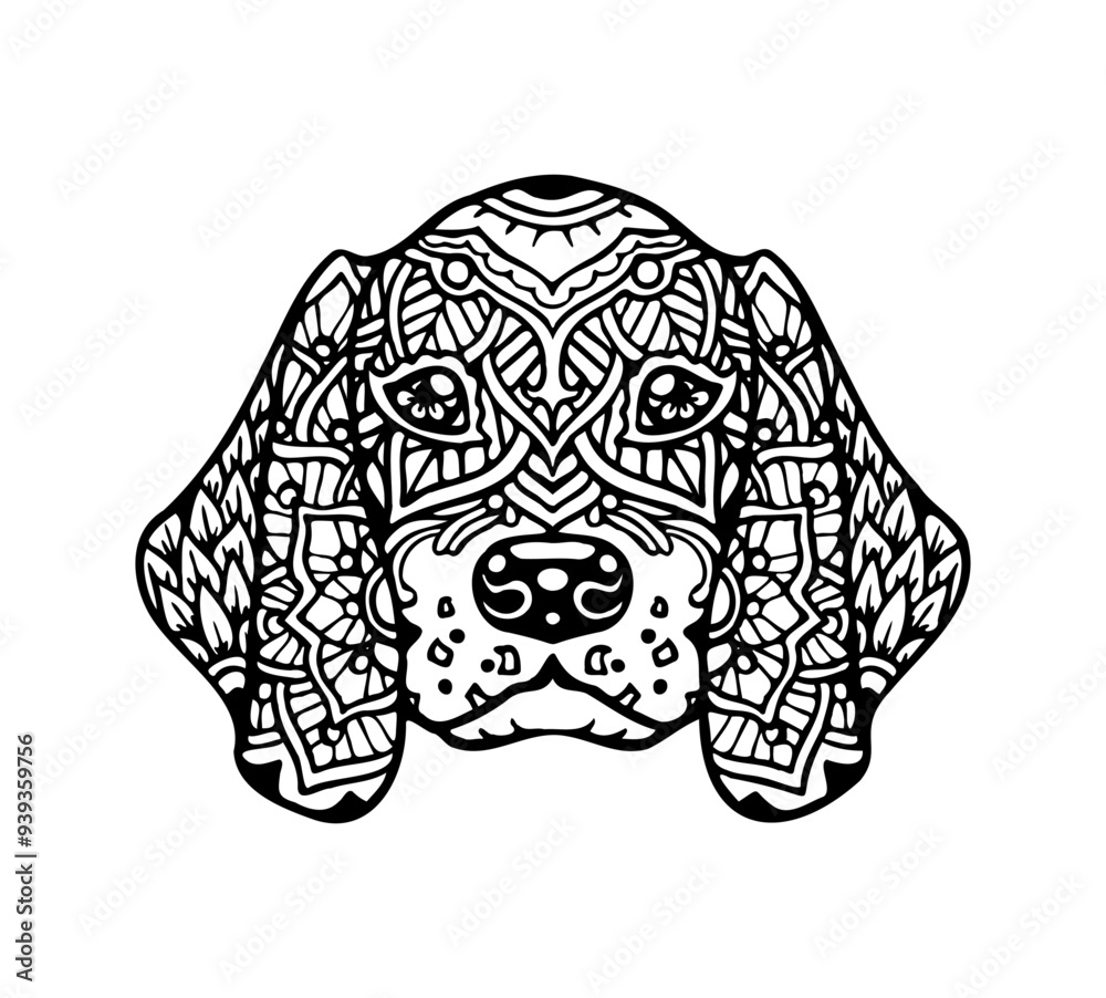 Vizsla Mandala Tattoo Vizsla Mandala Tattoo