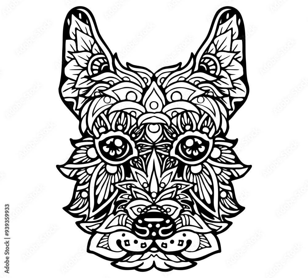 Scottish Terrier Mandala Tattoo Scottish Terrier Mandala Tattoo