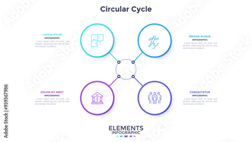 Modern Infographic Vector Template