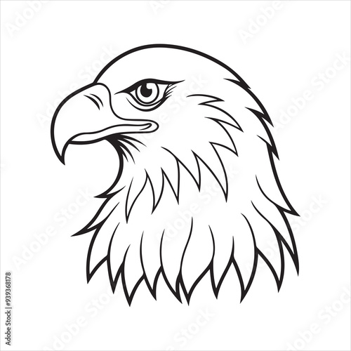 Golden Eagle Head