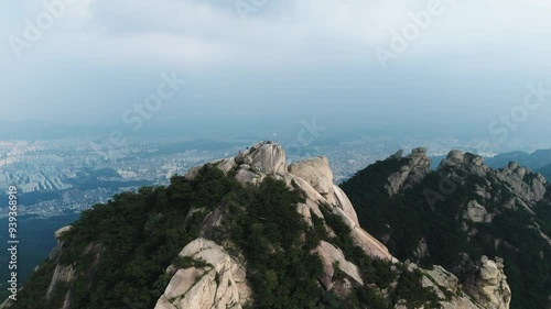 view from the top of the mountain