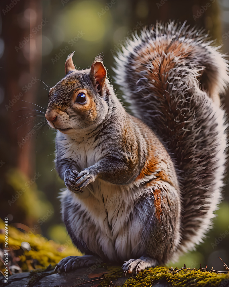 Obraz premium Grey Squirrel