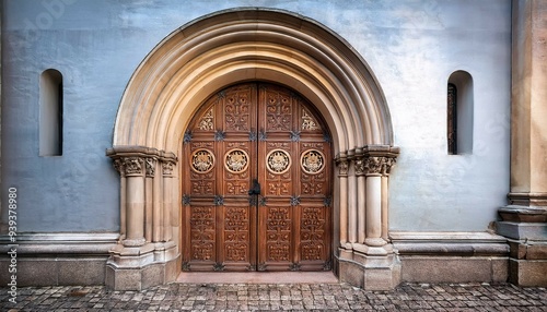 old church door