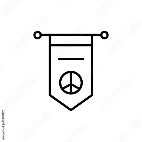banner line icon