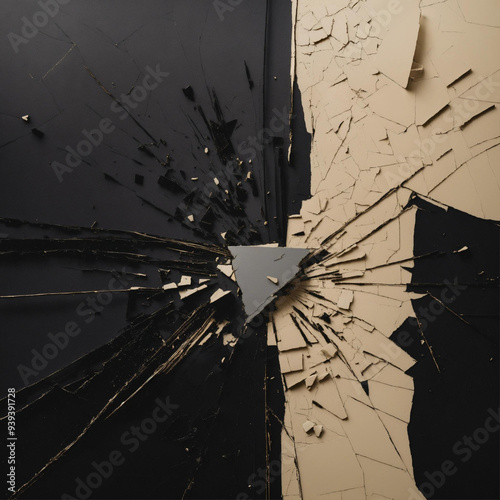  fragments dark design  texture ivory obsidian