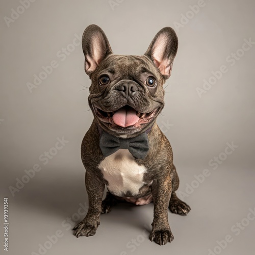 French Bulldog Wearing Bowtie