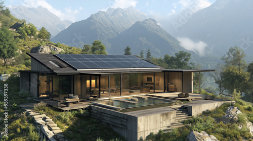 Modern Eco-Friendly Mountain Retreat