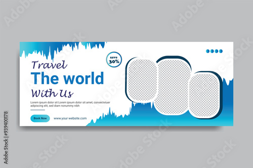 modern and luxury social media cover design